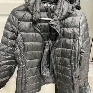 Women's Gray Puffer Jacket